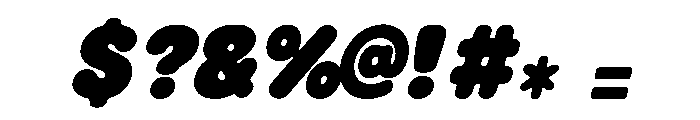 TITAN Italic Font OTHER CHARS