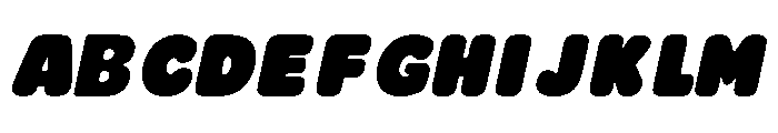 TITAN Italic Font UPPERCASE