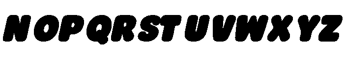 TITAN Italic Font UPPERCASE