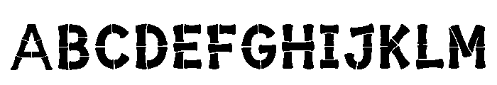 Tia Regular Font UPPERCASE