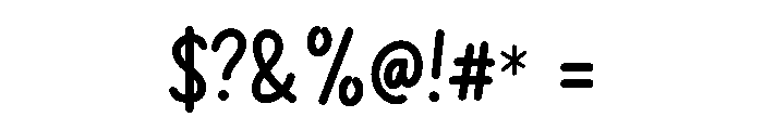 Tiasa Hurung Black Font OTHER CHARS