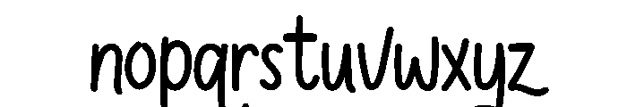 Tiasa Hurung Black Font LOWERCASE