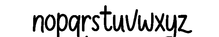 Tiasa Hurung Font LOWERCASE