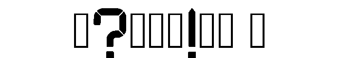 Tiber Regular Font OTHER CHARS