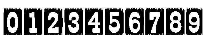 Ticket Western Regular Font OTHER CHARS