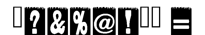 Ticket Western Regular Font OTHER CHARS