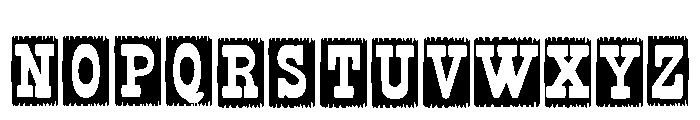 Ticket Western Regular Font LOWERCASE