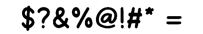 Tickled Planner Font OTHER CHARS