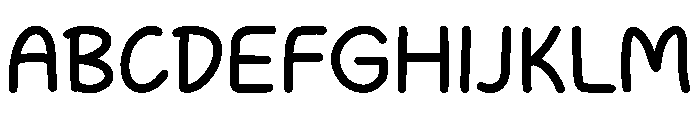 Tickled Planner Font UPPERCASE
