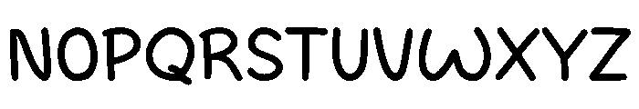Tickled Planner Font UPPERCASE