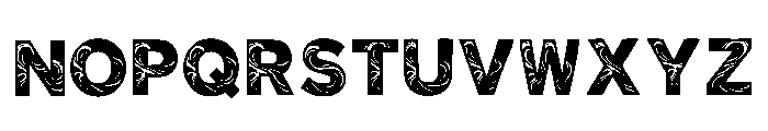 Tidal Regular Font UPPERCASE
