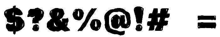 Tidebloom Font OTHER CHARS