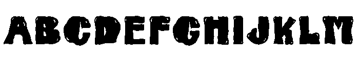 Tidebloom Font UPPERCASE