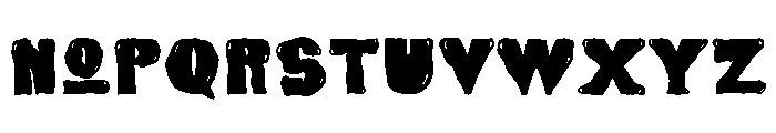 Tidebloom Font UPPERCASE