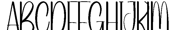 Tidewater Font UPPERCASE