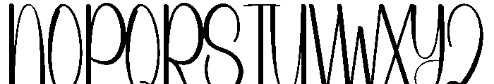 Tidewater Font UPPERCASE