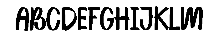 Tienkie Winkie Font UPPERCASE