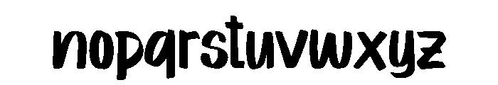 Tienkie Winkie Font LOWERCASE