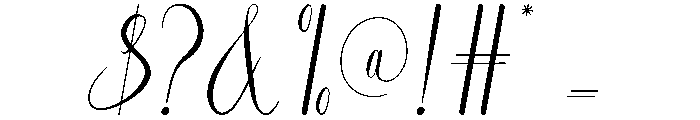 Tifanny Grania Font OTHER CHARS