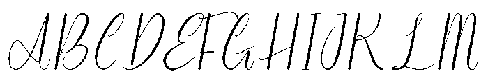 Tifanny Grania Font UPPERCASE