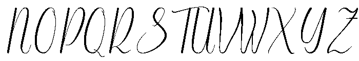Tifanny Grania Font UPPERCASE