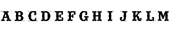 Tiffany Regular Font UPPERCASE