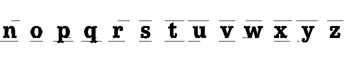 Tiffany Regular Font LOWERCASE