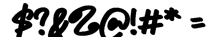Tifga Font OTHER CHARS