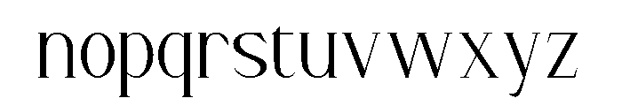 Tifrany Bracia Font LOWERCASE