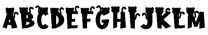 Tiger Craft Font UPPERCASE