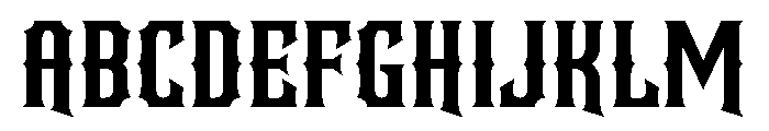 Tiger Haven Font UPPERCASE