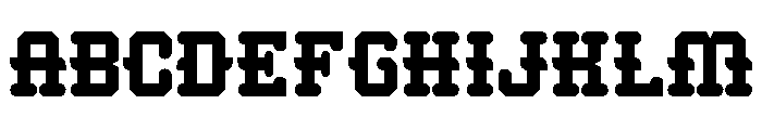 Tigers College Regular Font UPPERCASE