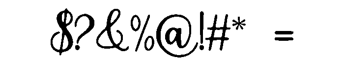 Tigger Font OTHER CHARS