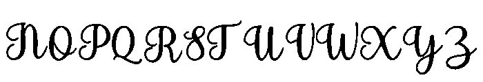 Tigger Font UPPERCASE