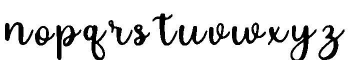 Tigger Font LOWERCASE