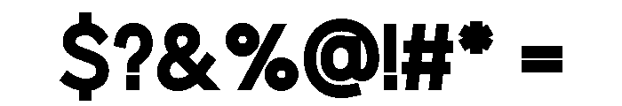 Tighteen Black Font OTHER CHARS