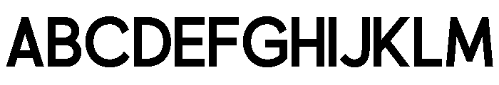 Tighteen Bold Font UPPERCASE