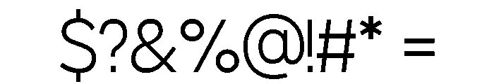 Tighteen Light Font OTHER CHARS