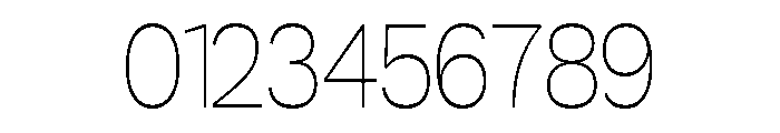 Tighteen Thin Font OTHER CHARS