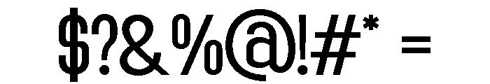 Tightrope Regular Font OTHER CHARS