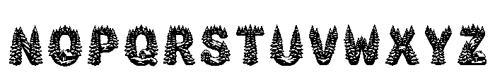 Tigris Regular Font LOWERCASE