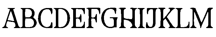 Tim Burton Serif Font UPPERCASE