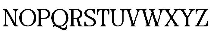 Tim Burton Serif Font UPPERCASE