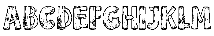 Timber Trail Extra Font UPPERCASE