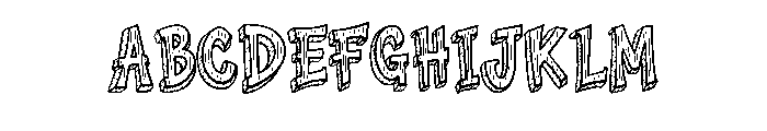 Timber Woodgrain By Squ Regular Font UPPERCASE