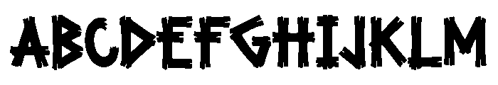 TimberStrike Font UPPERCASE