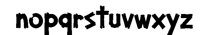 TimberStrike Font LOWERCASE