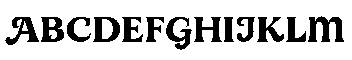 Timberline Regular Font UPPERCASE