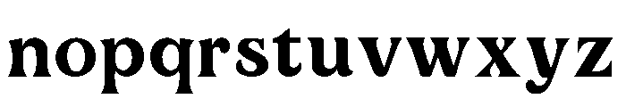 Timberline Regular Font LOWERCASE