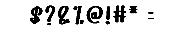 Time Autumn Font OTHER CHARS